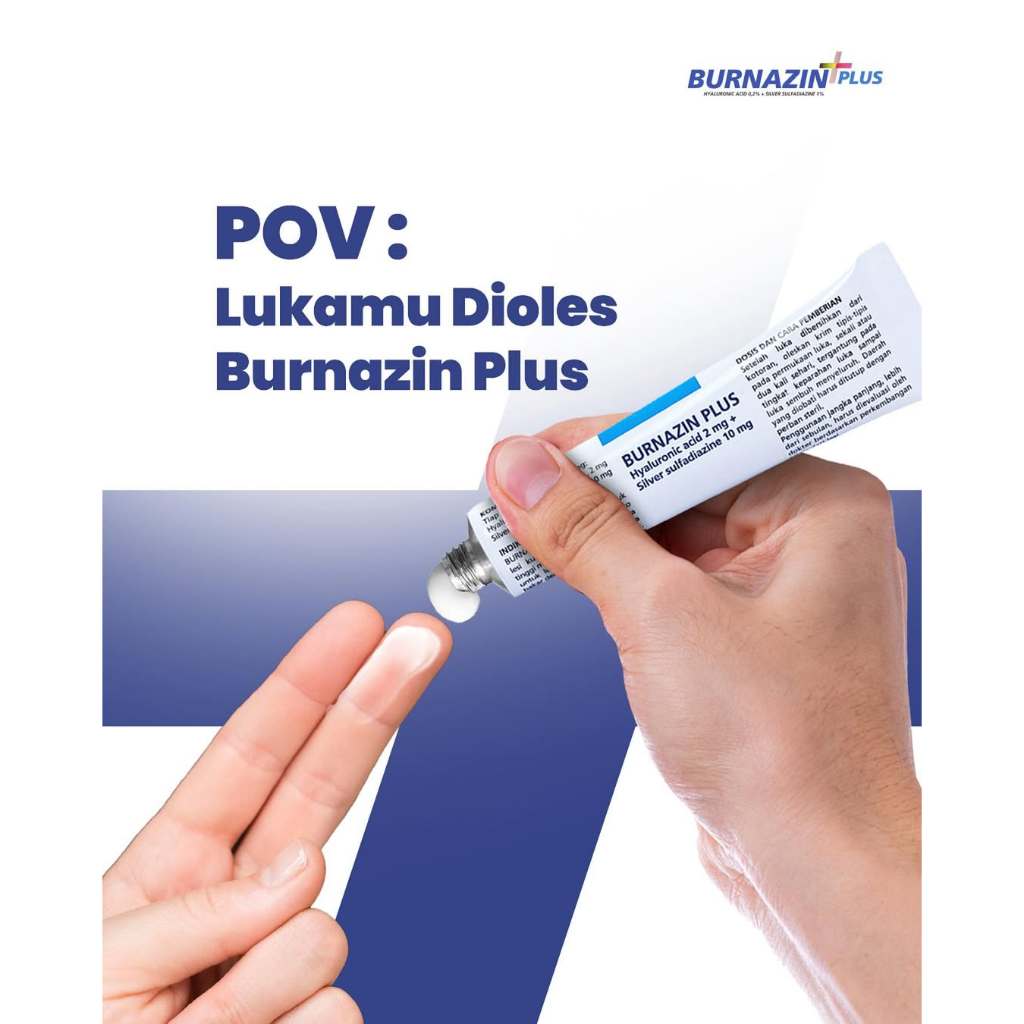 Jual BURNAZIN PLUS CREAM 25 Gram ANTI INFEKSI LUKA | Shopee Indonesia