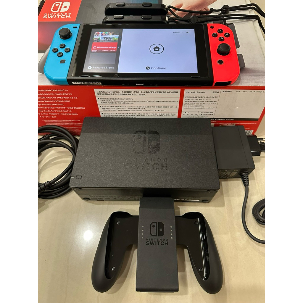 Jual NINTENDO SWITCH V1 OFW FULL SET second (2nd) + BONUS MicroSD 128GB ...