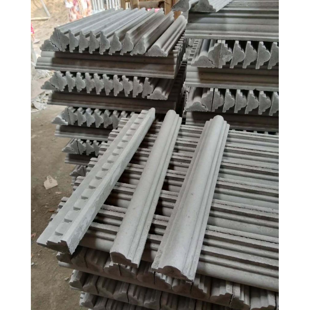 Jual Lis ornamen tenpel, lis beton pagar, lis cantol, lis plang beton ...