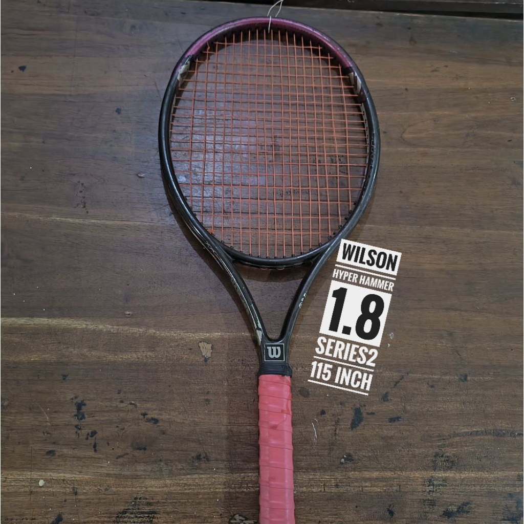Jual RAKET WILSON HYPER HAMMER 1.8 ORI SECOND | Shopee Indonesia
