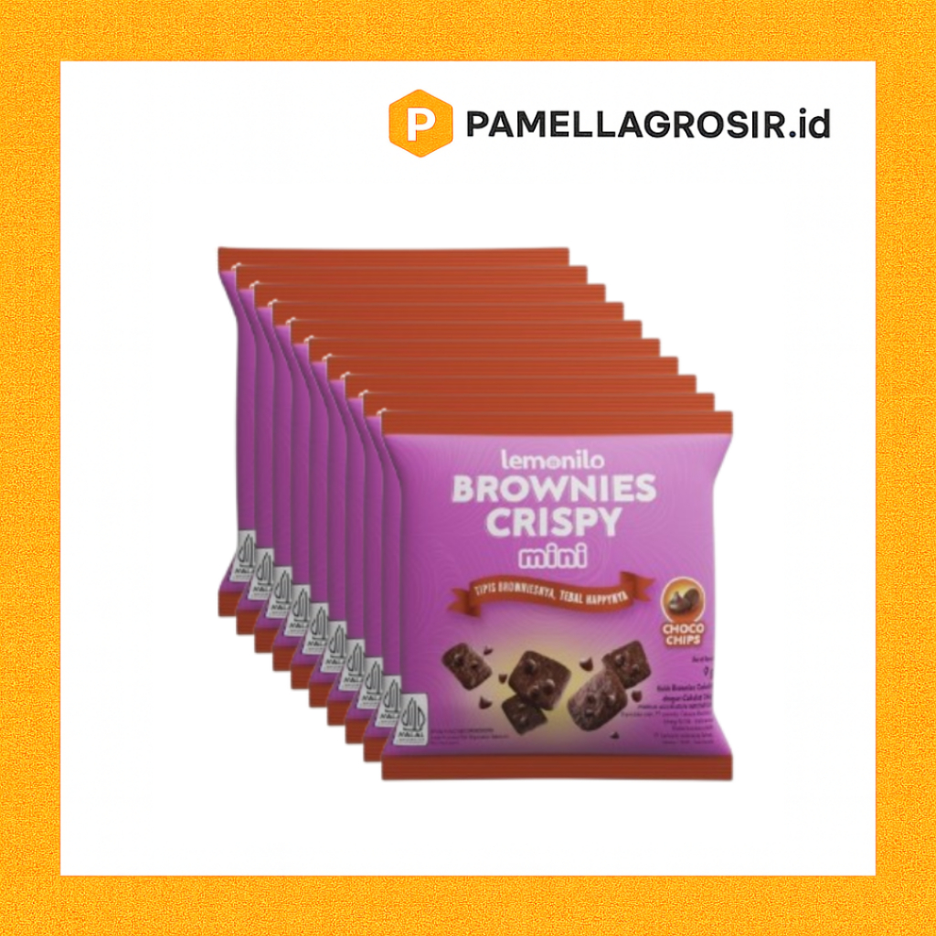 Jual LEMONILO BROWNIES CRISPY RENTENG - 1 RENTENG 10 PCS | Shopee Indonesia