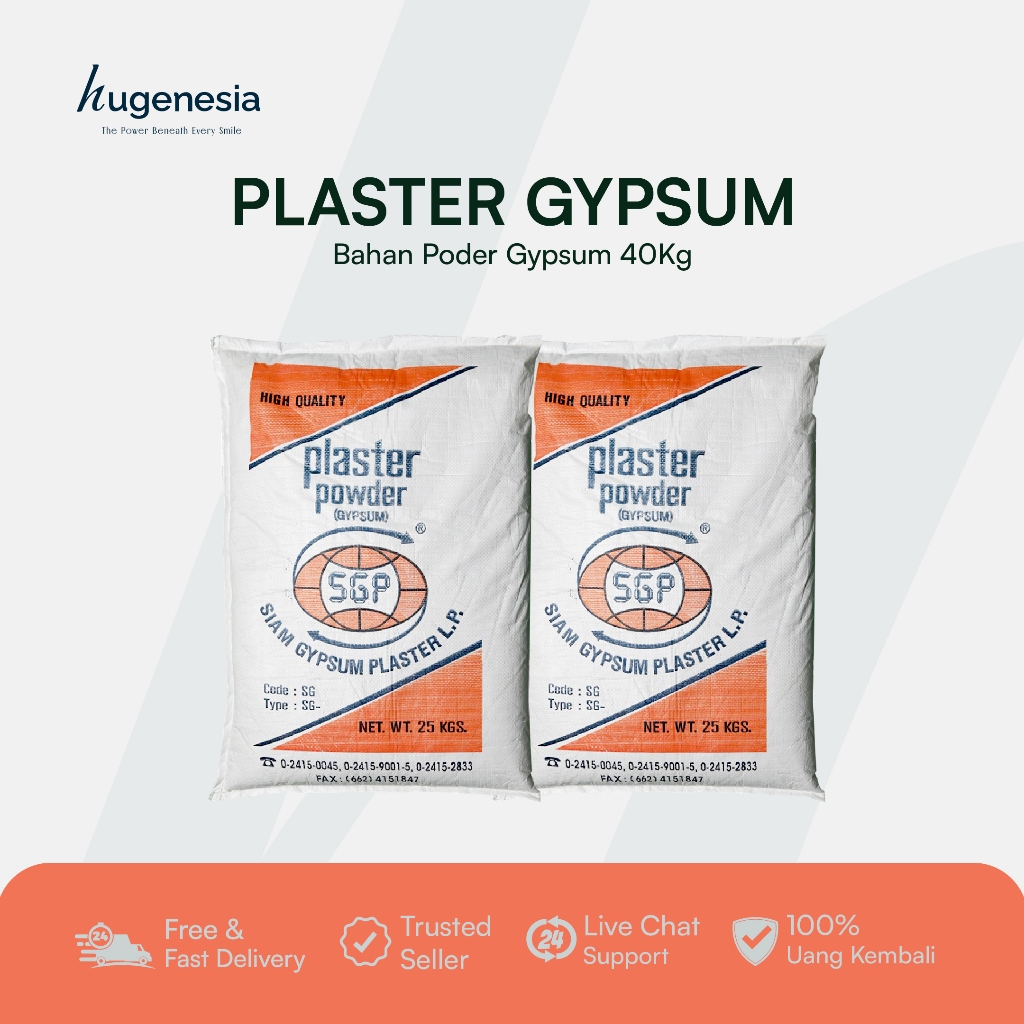 Jual Hugenesia - Bahan Gipsum Dental Plaster Gypsum Bahan Powder Gips ...