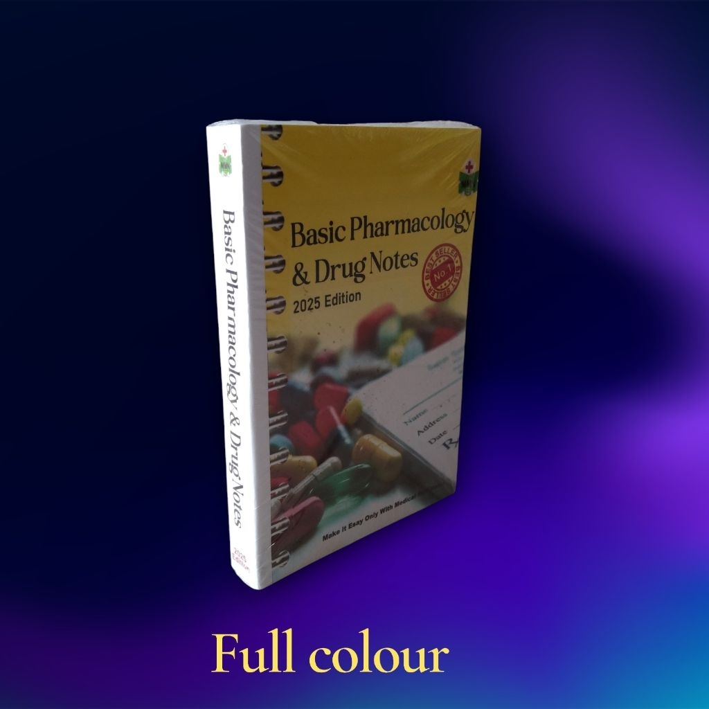 Jual Basic Pharmachology & Drug Notes 2025 Edition full colour | Shopee ...