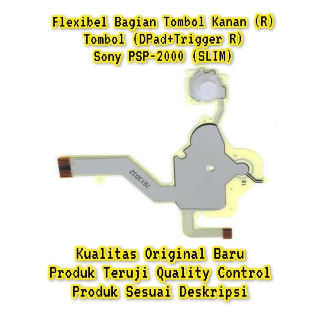 Jual Flexibel Tombol Bagian Kanan Trigger R+DPad Console Sony PSP-2000 ...