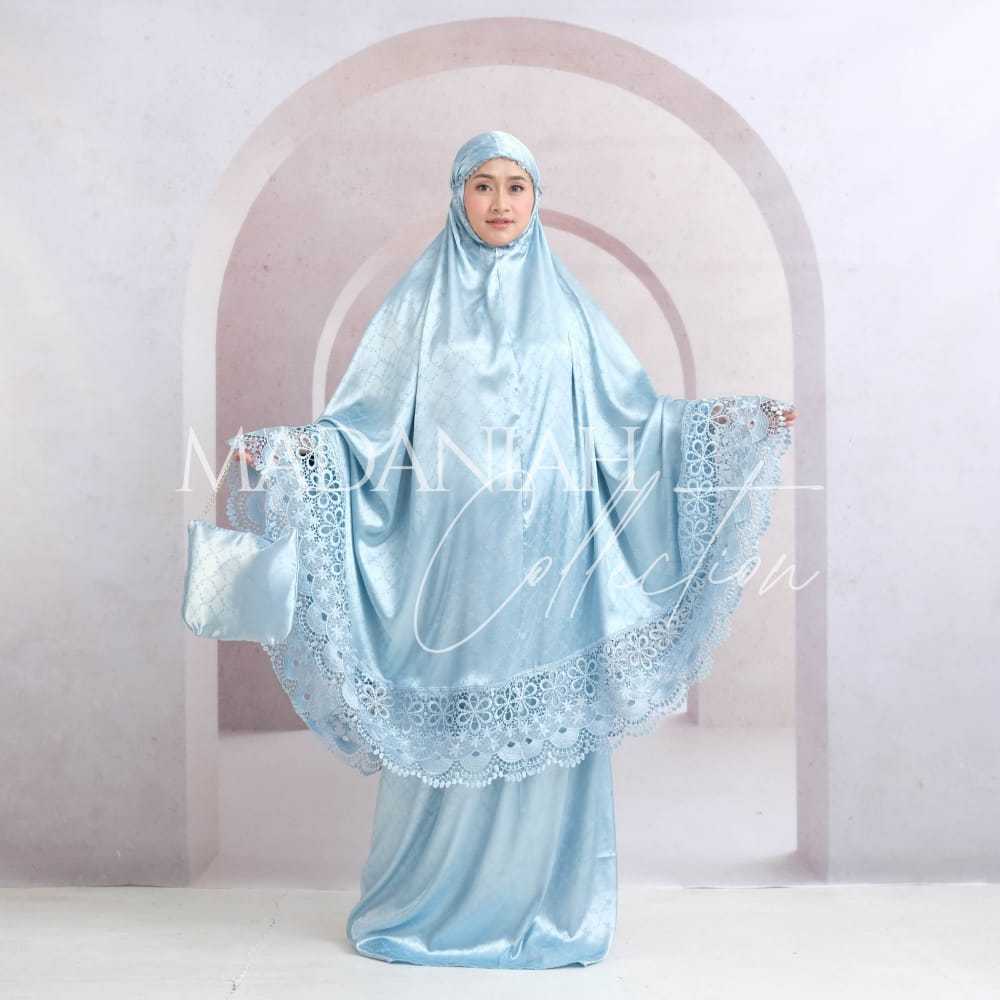 Mukena Armani Jaguar 2in1 Renda Gifer Twotone Prada Tazbiya Series