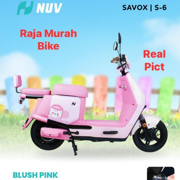 sepeda listrik  nuv s-6 savox sepeda listrik pmb savox s6 bergaransi resmi