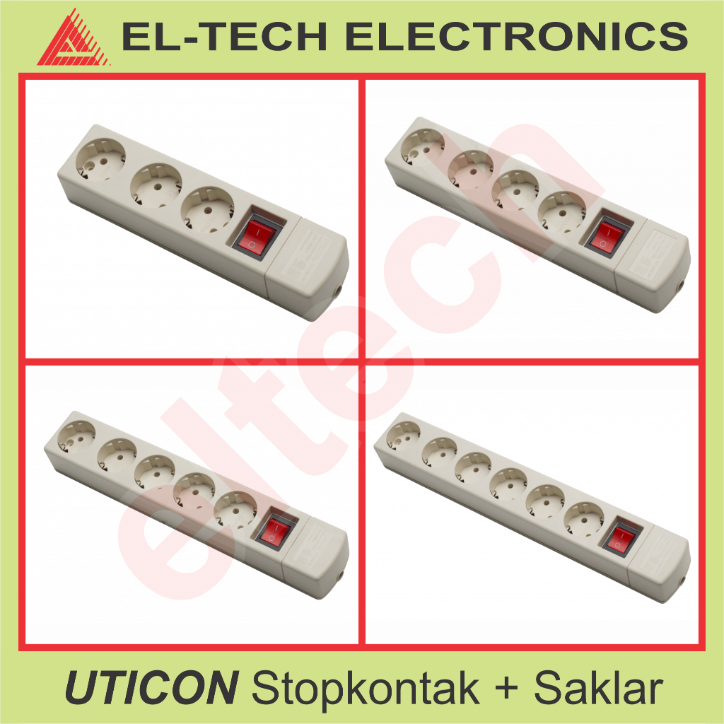 Jual UTICON Stop Kontak Listrik Pakai Saklar Perpanjangan Ekspansi ...
