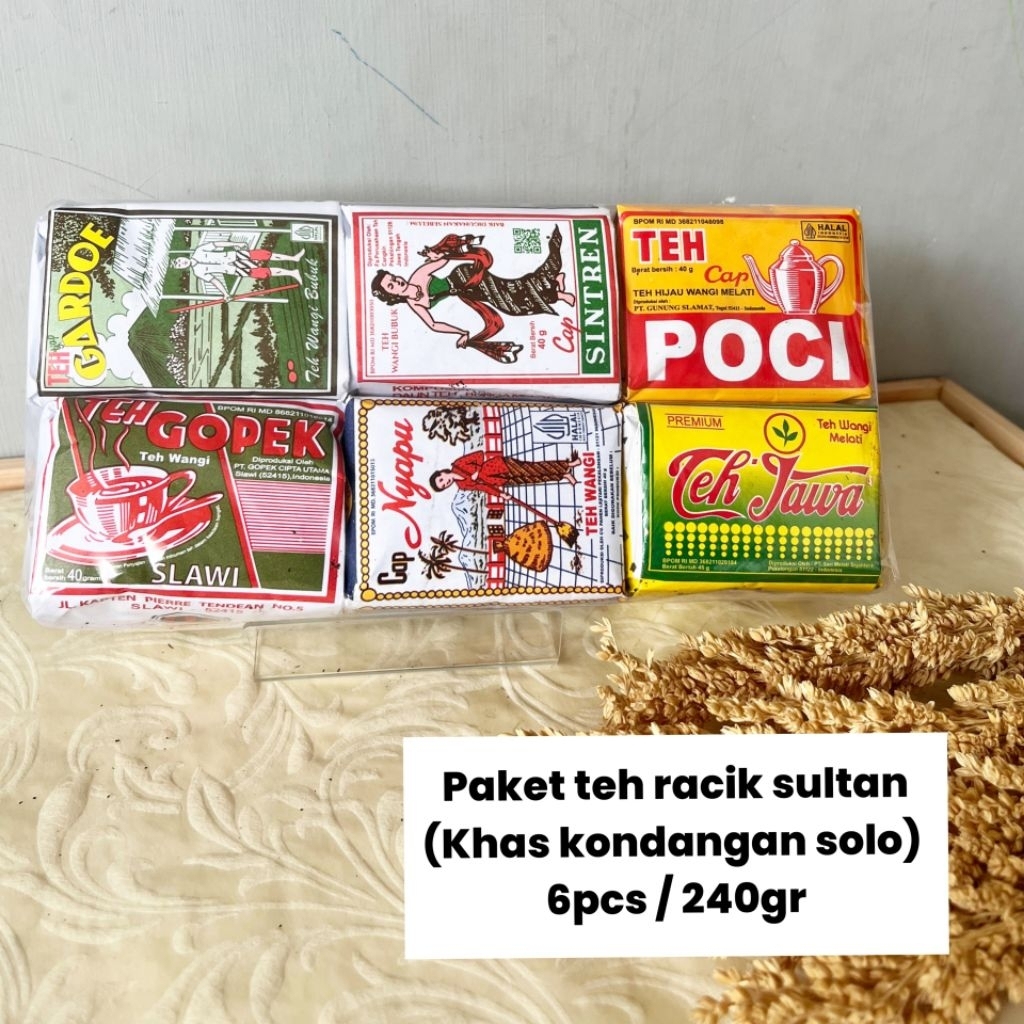 Jual teh racik sultan ( 6 jenis teh) premium 100% original halal rasa ...