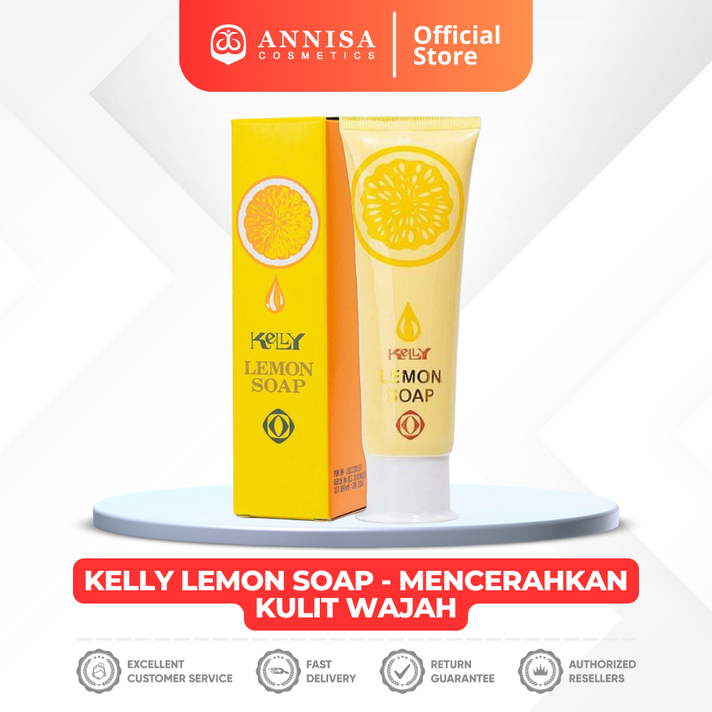 Kelly lemon Soap mencerahkan kulit wajah
