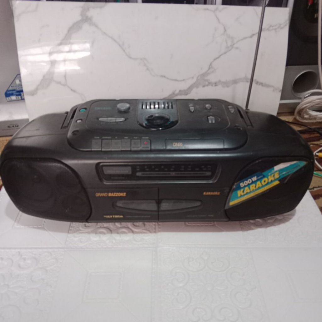 Jual MINI COMPO POLYTRON GRAND BAZZOKE RADIO CASETTE CLASIC | Shopee ...
