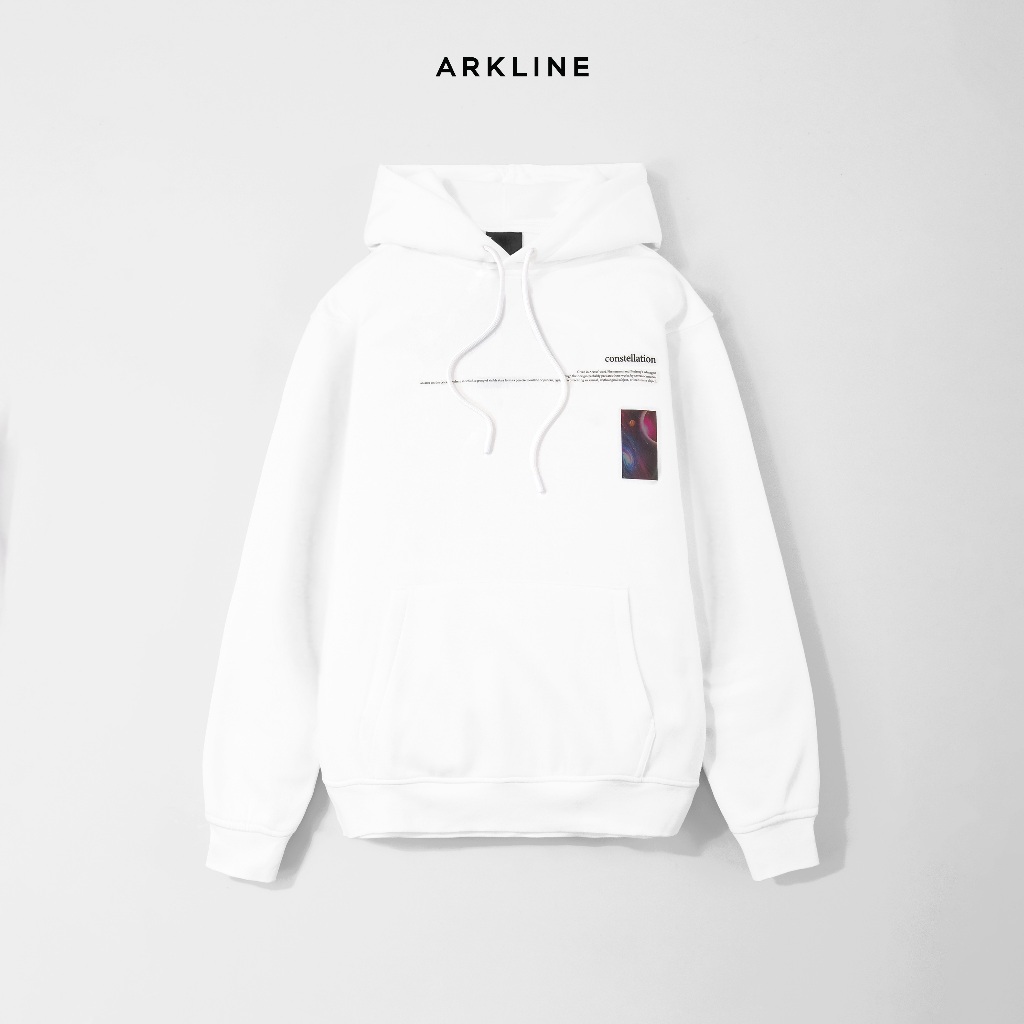 Jual Arkline Constellation Pullover Hoodie White | Shopee Indonesia