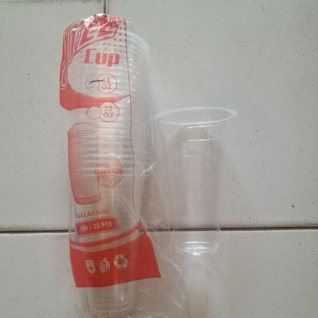 Jual Cup 18 oz slim merk juzz | Shopee Indonesia