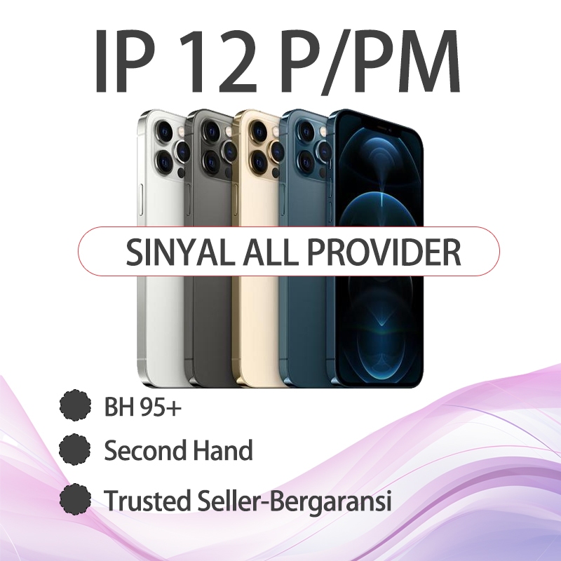 Jual IP 12 Pro/Pro max 256GB/128GB SECOND FULLSET MULUS GOOD CONDITIONS ...