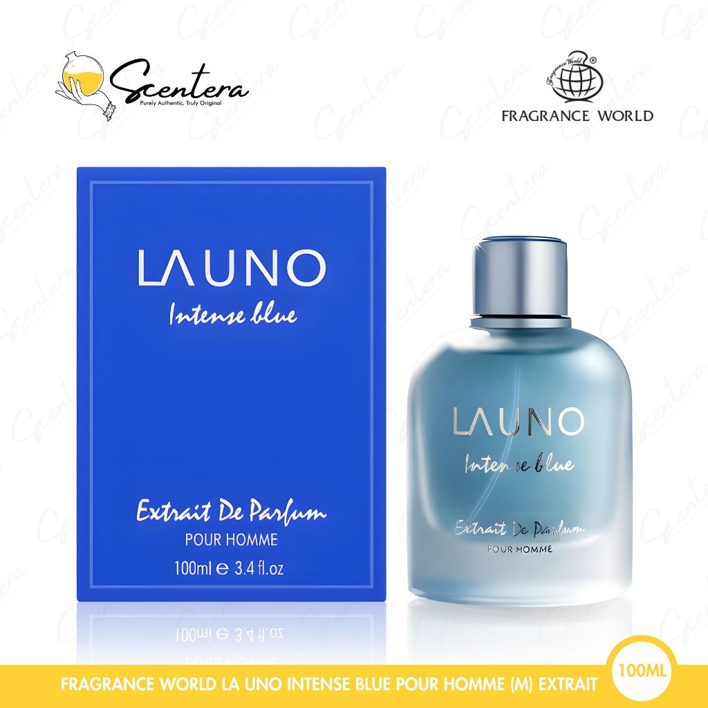 Jual Fragrance World La Uno Intense Blue Pour Homme (M) Extrait De ...