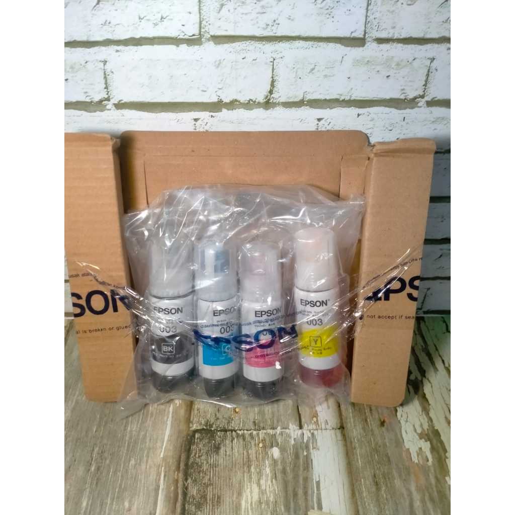 Jual Tinta Epson 003 100% Original Losepack Bawaan Printer baru Epson ...