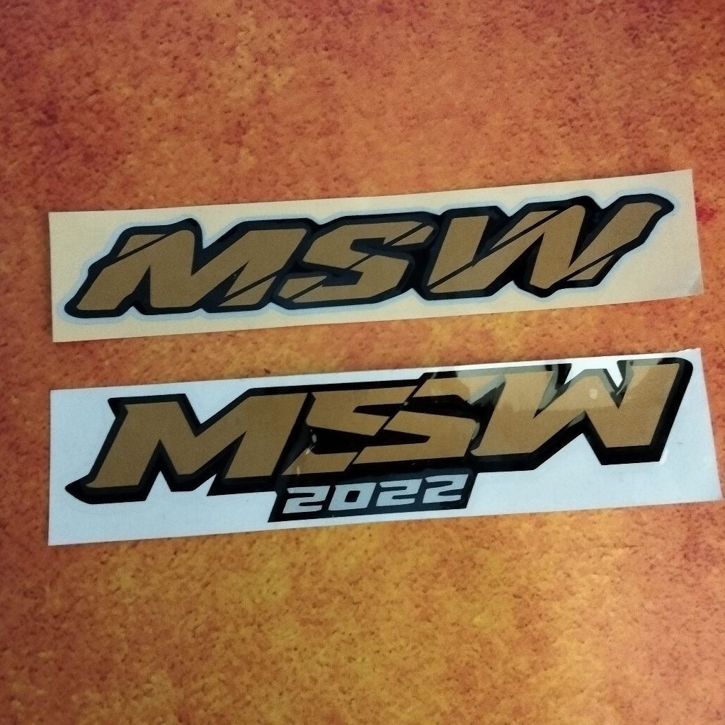 Jual Sticker Cutting MSW Dasaran Hitam | Shopee Indonesia