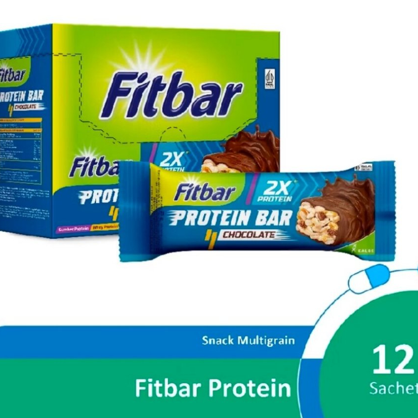 Jual FITBAR PROTEIN BAR ED APRIL 2026 PER BOX ISI 12x25gr | Shopee ...