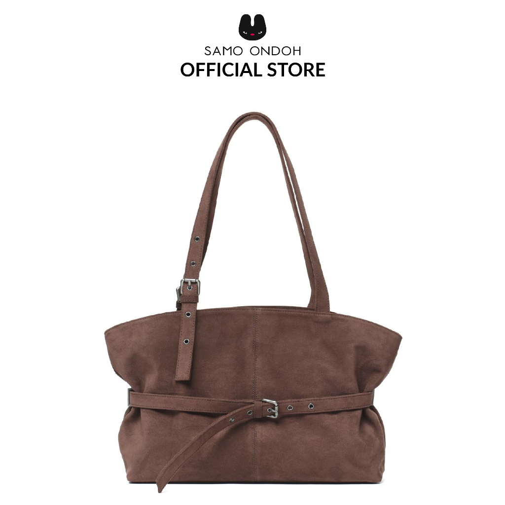 Jual Samo Ondoh Le Belt Bag L Suede Brown | Shopee Indonesia