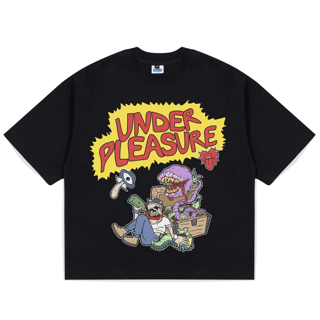 Jual T-Shirt | Oversize | Under pleasure | Black | Brainsgland | Shopee ...