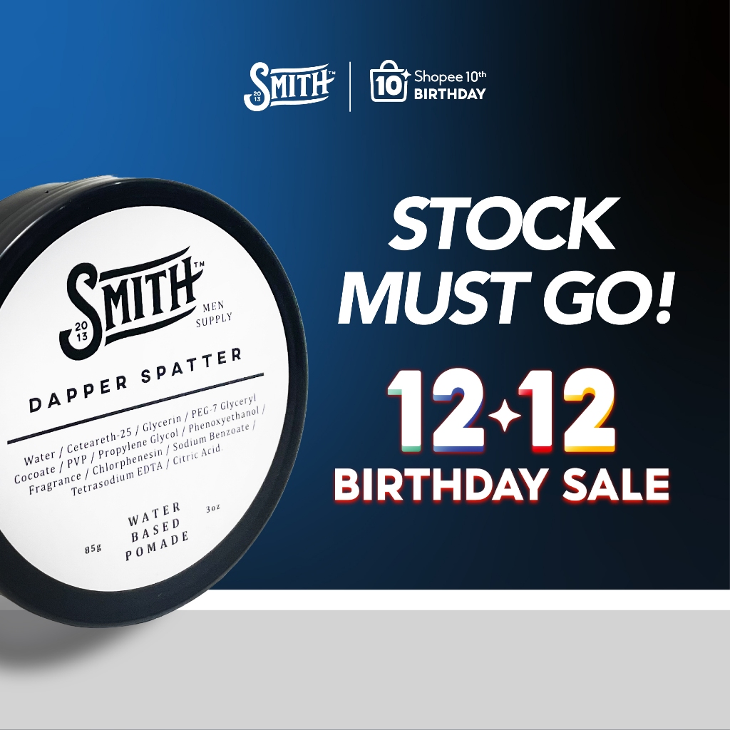 Jual Smith Men Supply - Pomade Water Based Dapper Spatter 85gr | Pomade ...