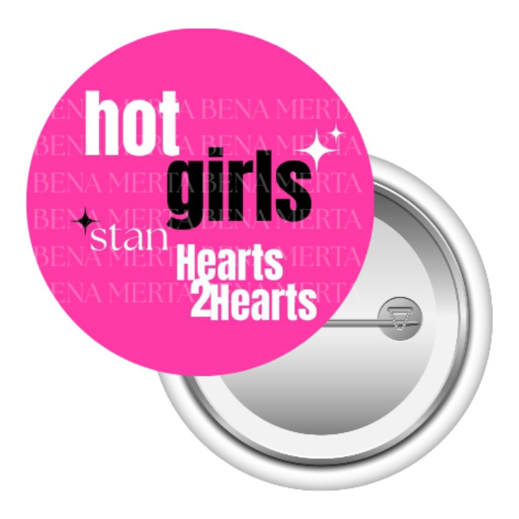 Jual [Ready Stock] HEARTS2HEARTS H2H Pin Button 44mm KPOP