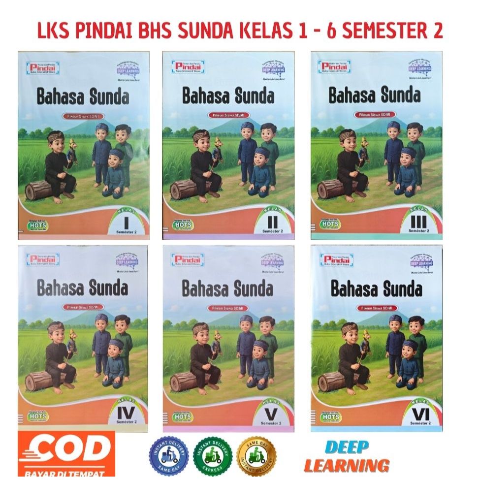 Jual Lks Pindai Bahasa Sunda Kelas 1 2 3 4 5 6 Semester 2 Kurikulum ...