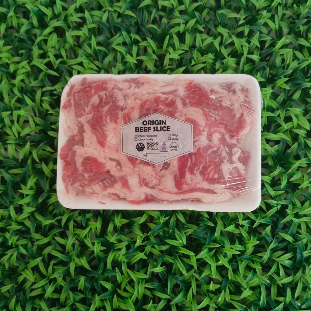 Jual Aus Beef Slice Origin (Berlemak) - Berat 500 Gr | Shopee Indonesia