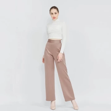 Felicia High Waist Long Kulot By Youniq 7 Warna Ukuran S XL