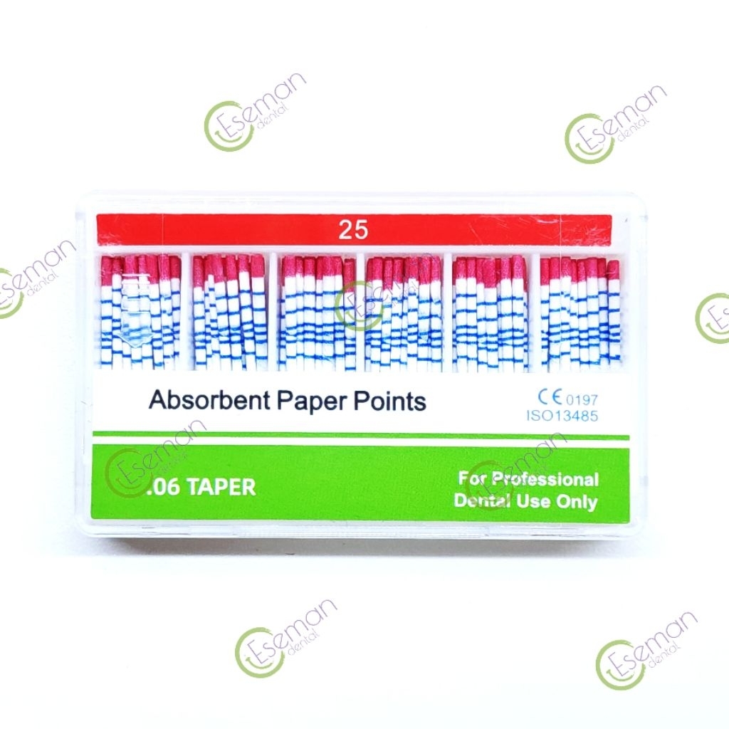 Jual Paper Point 25 06 Absorbent Point 25/.06 nomor 25 taper 6% 0.06 ...