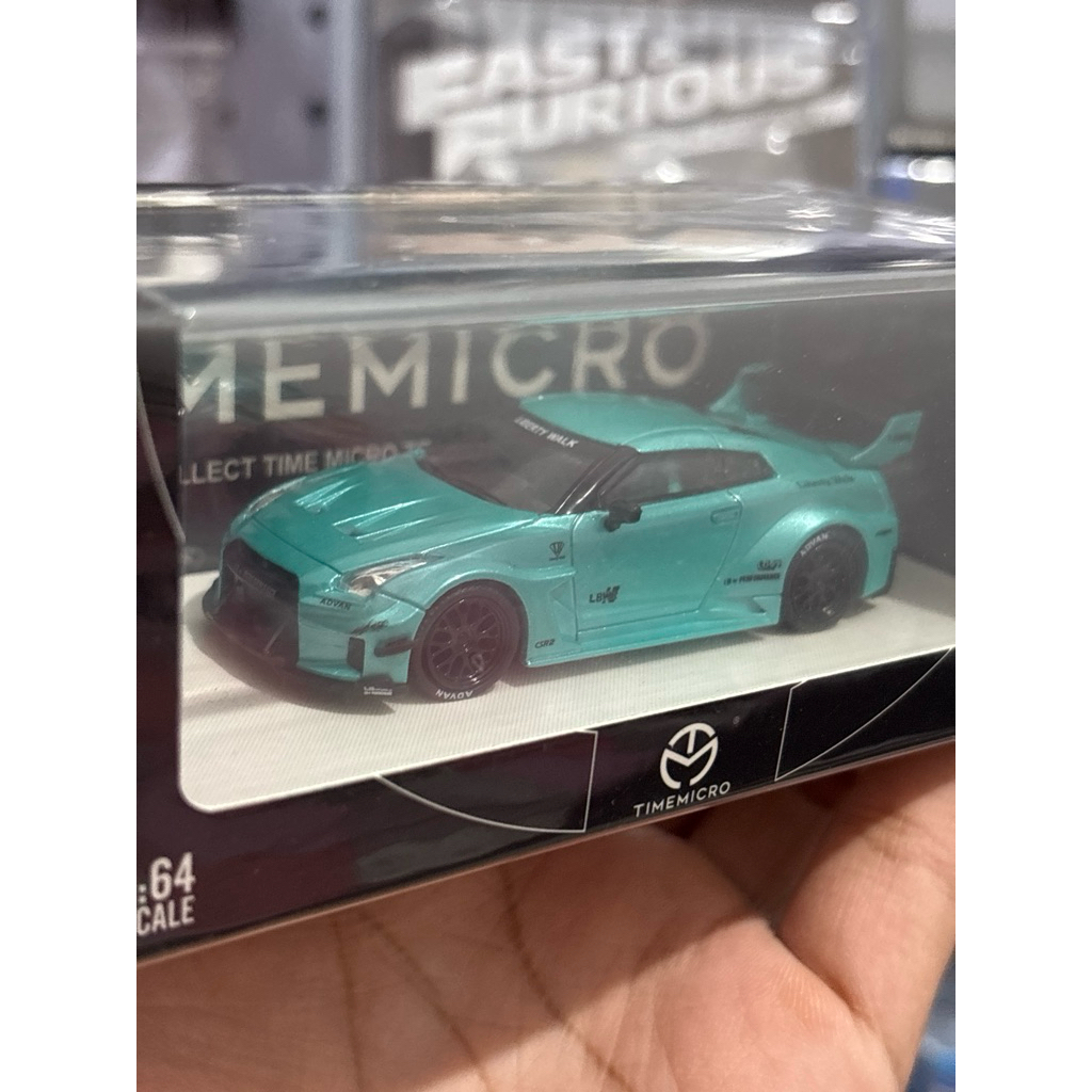 Jual Time Micro LBWK Nissan GTR R35 Tiffany Blue | Shopee Indonesia