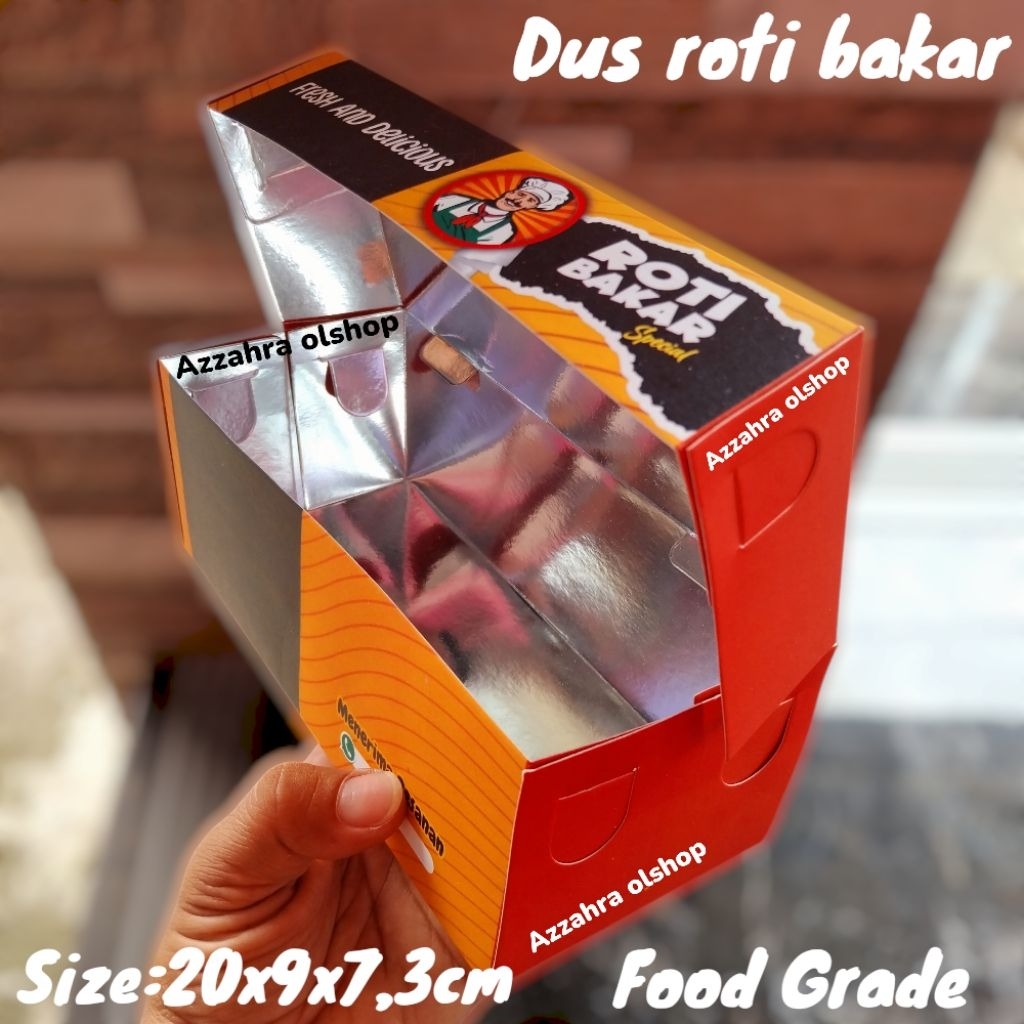 Jual DUS ROTI BAKAR / WADAH ROTI BAKAR / KEMASAN ROTI BAKAR BANDUNG ...