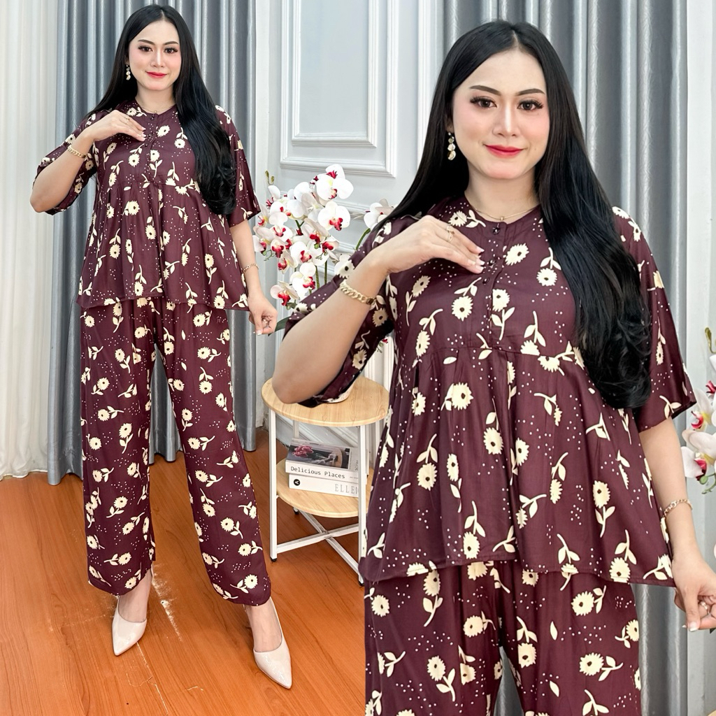 Winda Piyama Set Nyaman Bumil Busui Friendly