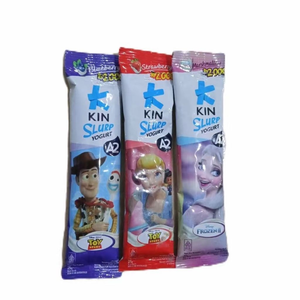 Jual KIN BULGARIAN YOGURT SLURP RASA BLUEBERRY | STROBERI | MARSHMALLOW ...