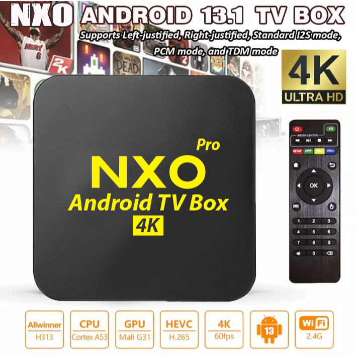Jual NXO TV Box Android 13.1 4K 16GB RAM 256GB ROM Free Netflix 2.4G ...
