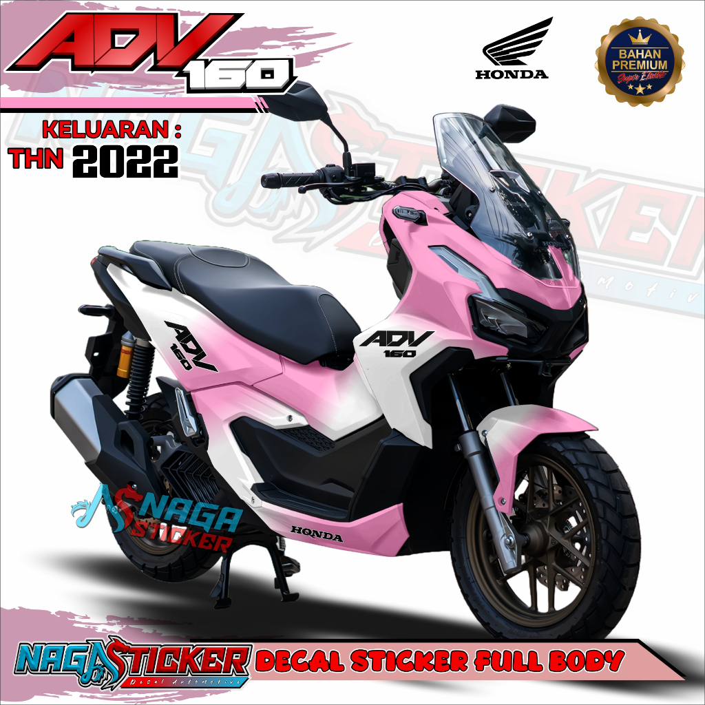 Jual [COD] Decal Sticker Motor Full Body Honda ADV 160 2022 Motif 2 ...