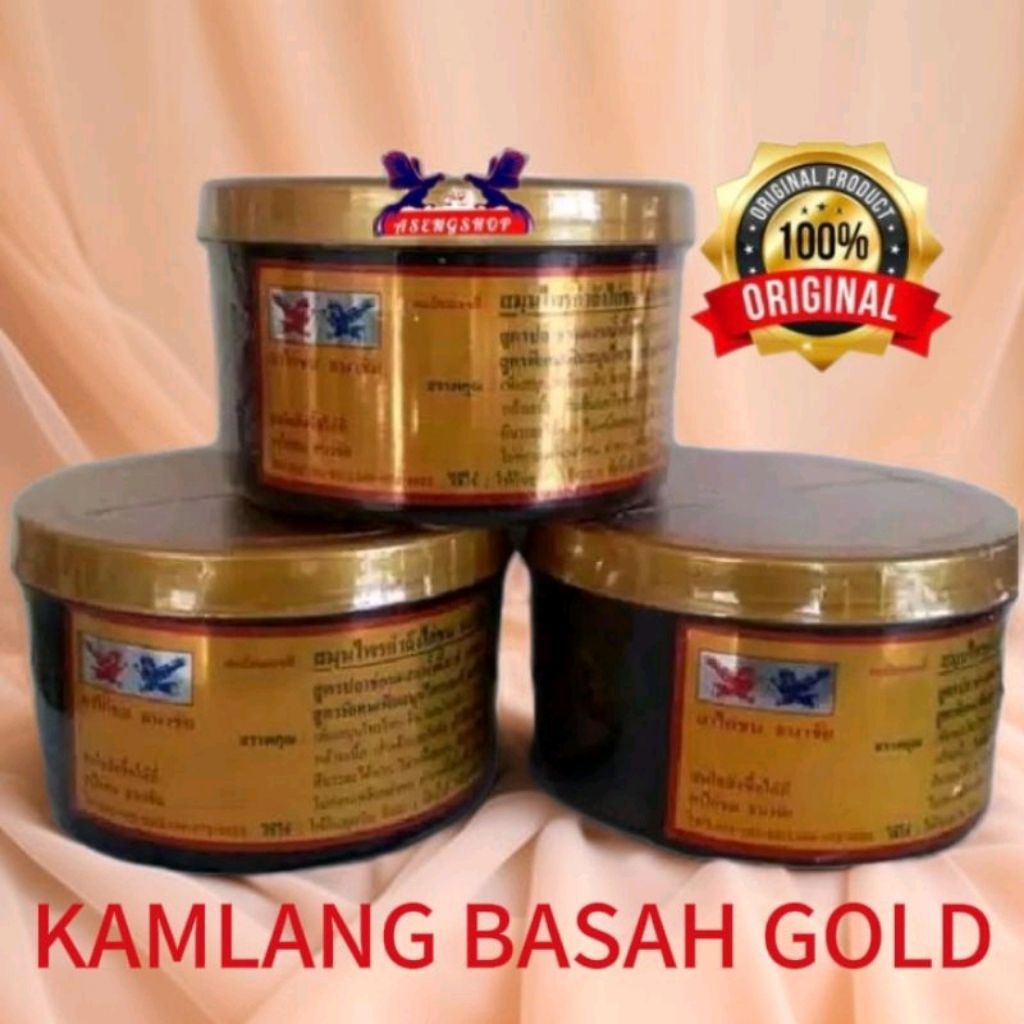 Jual Kamlang Basah Gold VIP Gold Platinum Black 450gram Original ...