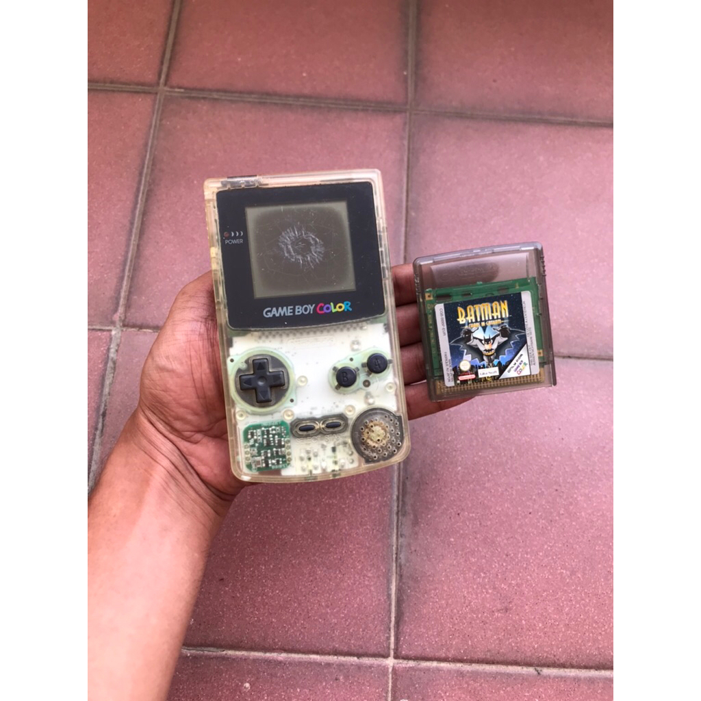 Jual gameboy color clear plus kaset originale | Shopee Indonesia