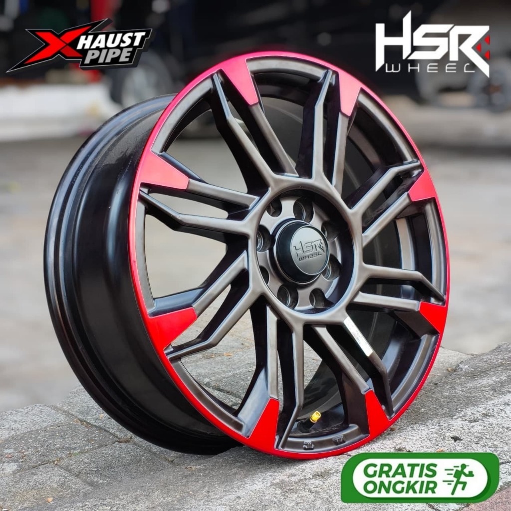 Jual Velg Racing HSR SIRIUS Ring 16 Lebar 6,5 Doble Pcd 4X100-4X114,3 ...