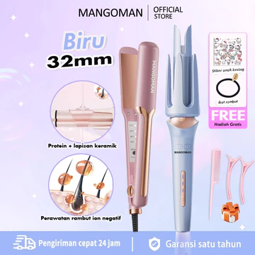 MANGO MAN Hair Curly Styler Auto Curler 28mm Catokan Curly Otomatis Ceramics Curly Catokan