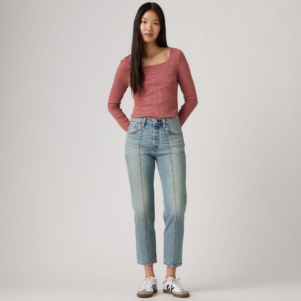 Jual Levi's® Women's 501® Original Cropped Jeans (36200-0402) | Shopee ...