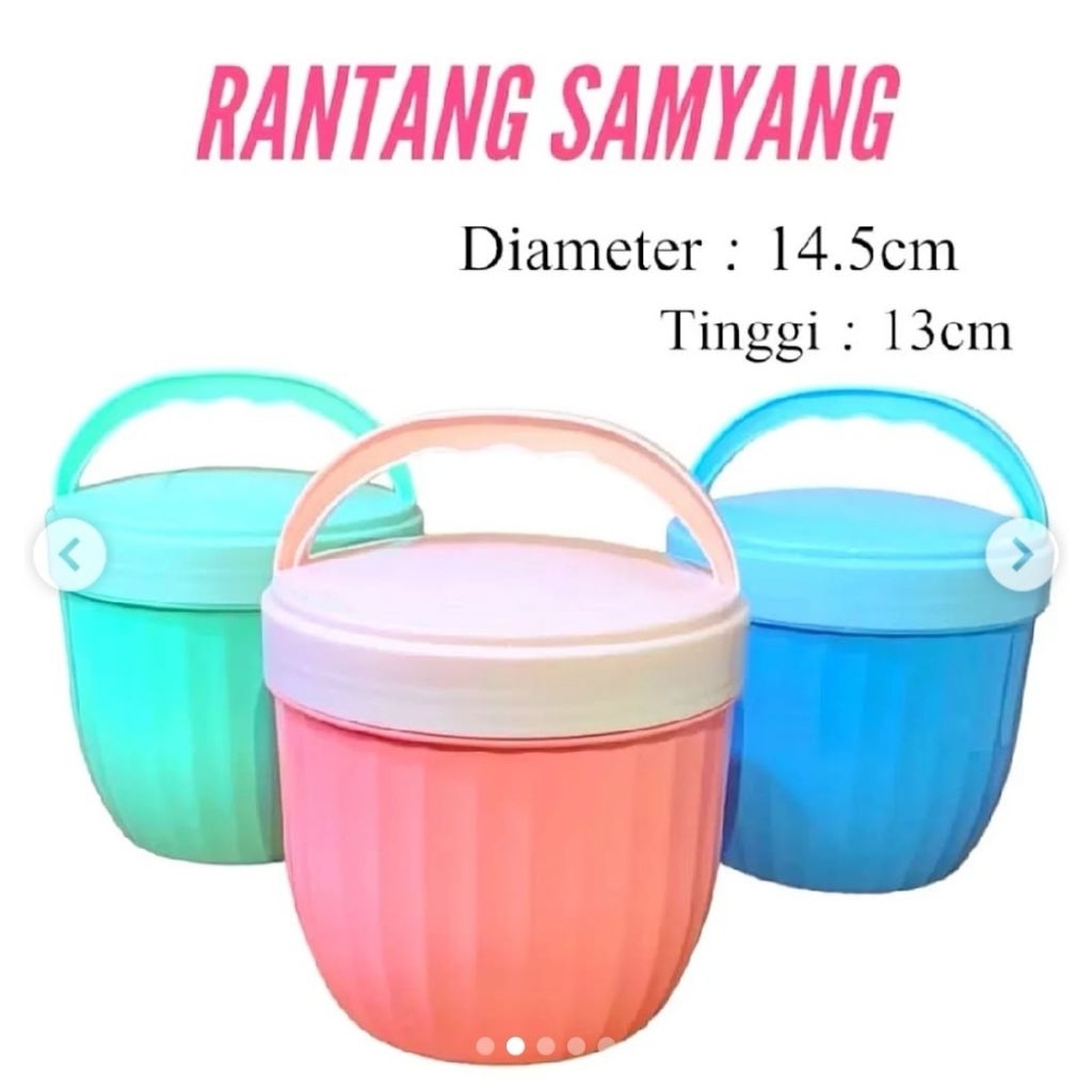 Jual ( RGZ ) Rantang Samyang Warna // Rantang Samyang +Sekat // Rantang ...