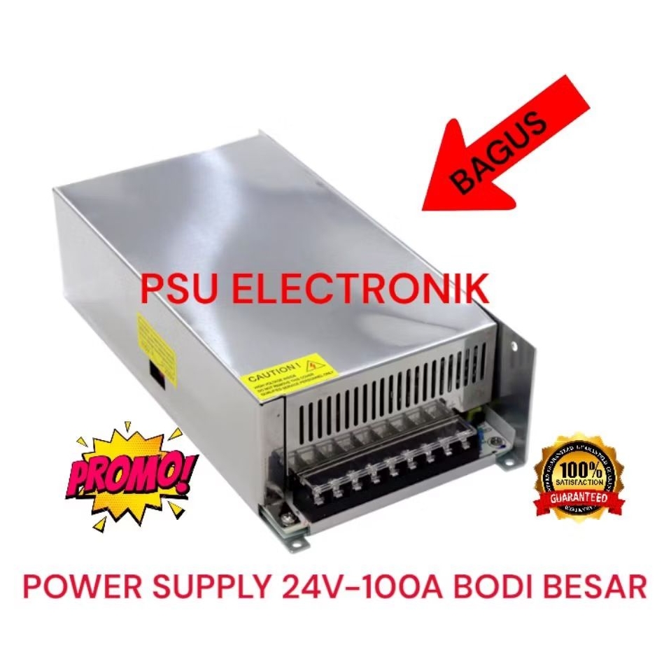 Jual POWER SUPPLY BODY BESAR 24V 100A ADAPTOR PSU SWITCHING 24VOLT ...