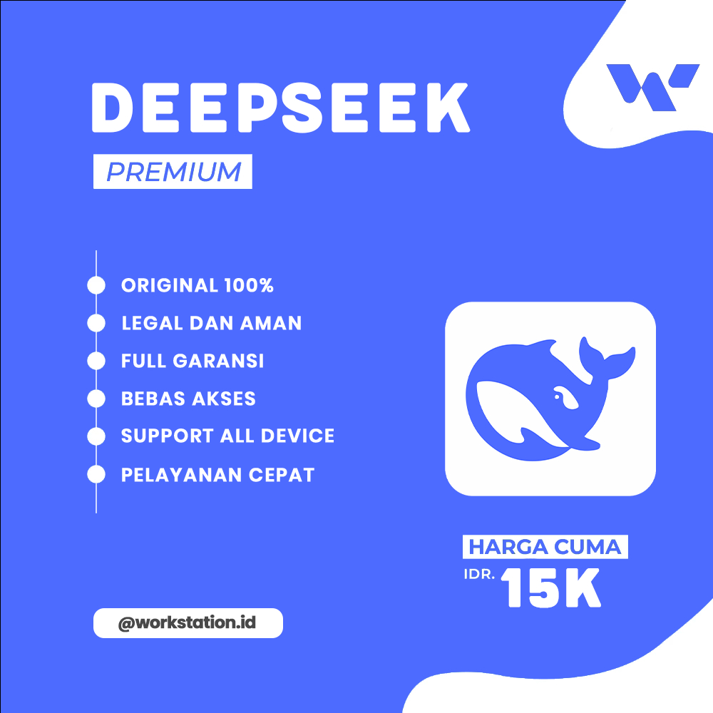 Deepseek Premium 1 Bulan - Code Faster with AI