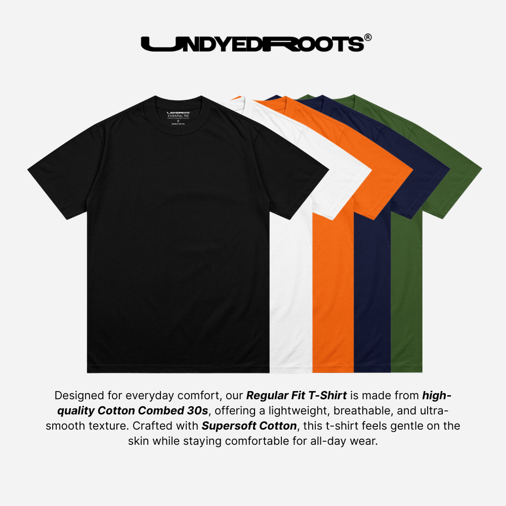 Jual Undyed Roots Kaos Polos Unisex Dewasa 30s – Cotton Combed Premium ...