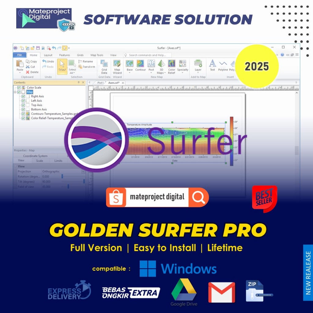 Jual Software Golden Surfer 30 29 28 27 Full Lifetime Software 2D & 3D ...