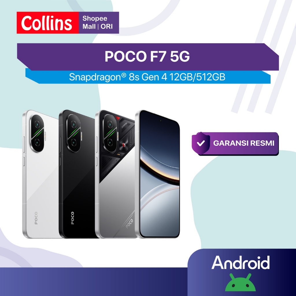 Jual XIAOMI POCO F7 5G Mobile Snapdragon® 8s Gen 4 | Shopee Indonesia