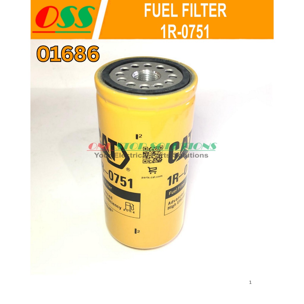 Jual FUEL FILTER FILTER SOLAR CAT 1R-0751 1R 0751 | Shopee Indonesia