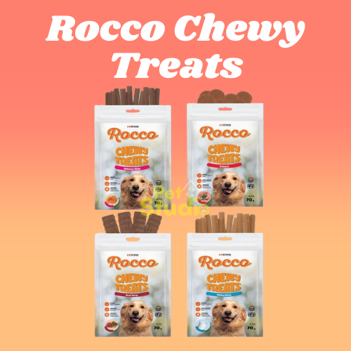 Jual Rocco Chewy Treats Snack Anjing All Variant 70GR | Shopee Indonesia