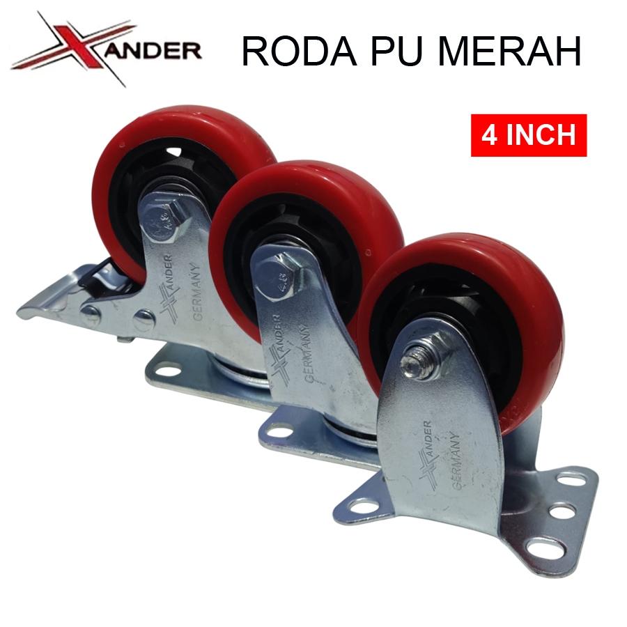 Jual Xander Roda Trolley 4 inch / Roda Troli / Roda Gerobak/Etalase ...