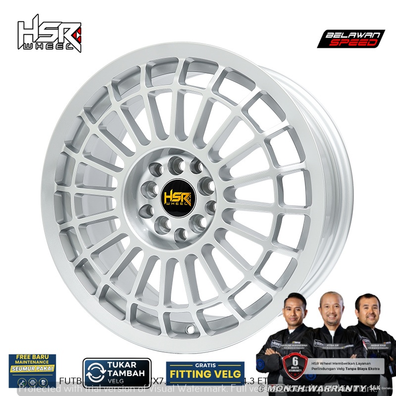 Jual VELG MOBIL RALLY RING 17 HSR FUTBULS PCD 10X100-114,3 UNTUK CIVIC ...